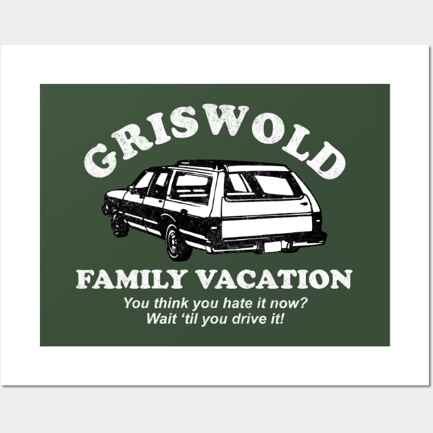 Griswold Family Vacation - vintage design Wall Art by BodinStreet